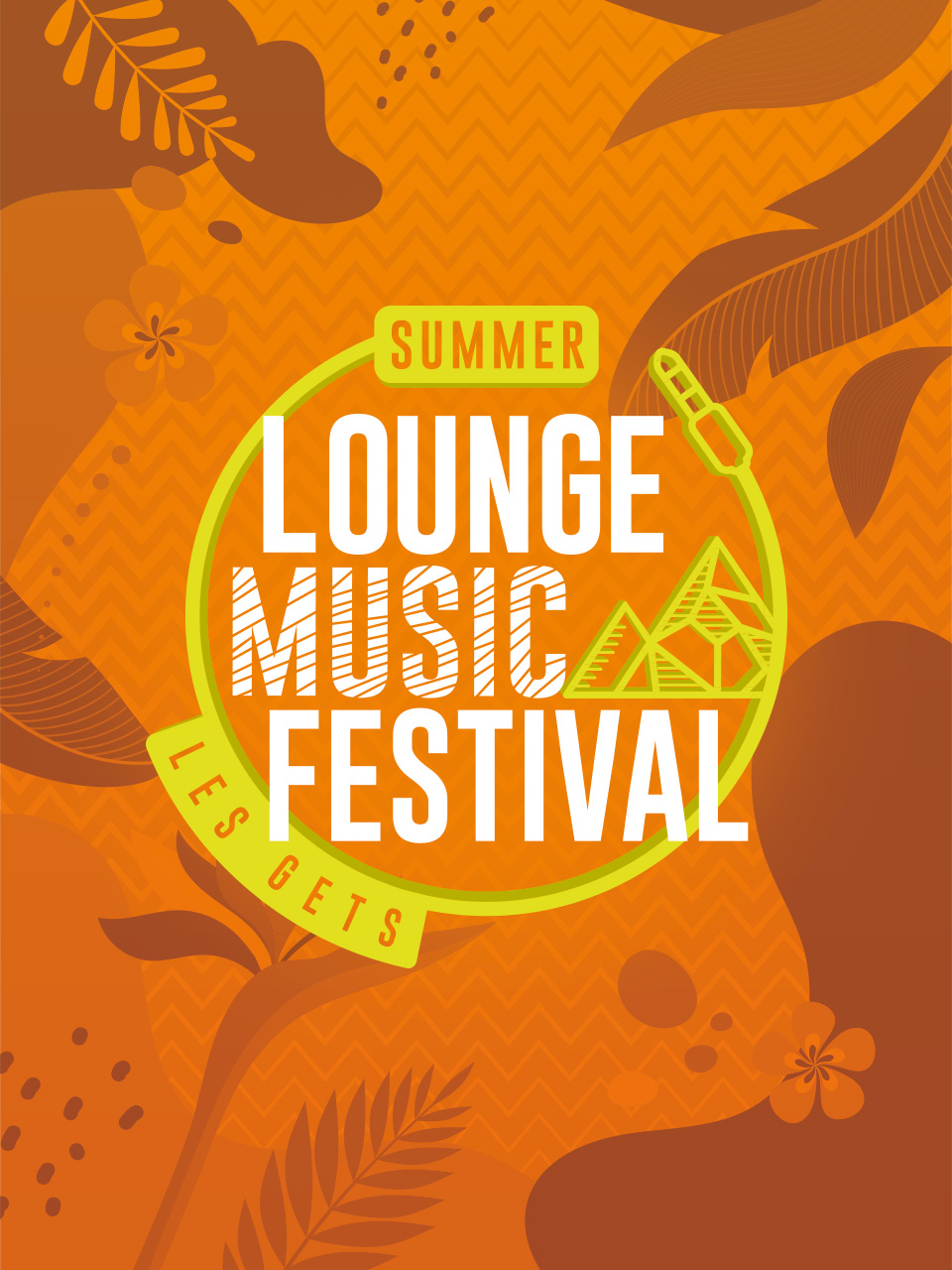 Affiche 2020 lounge music festival