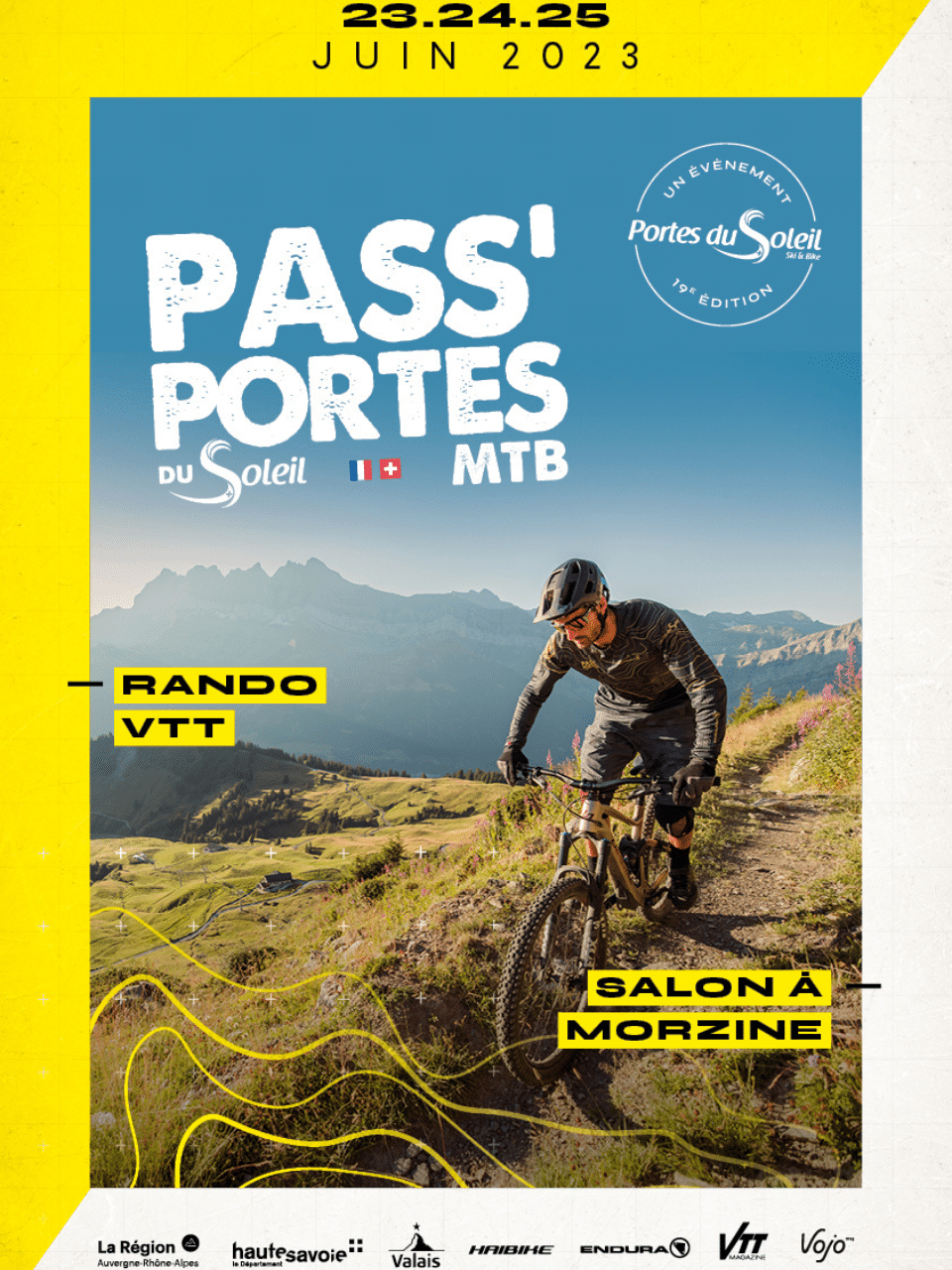 Pass Portes du Soleil MTB mountain bike ride in the Portes du