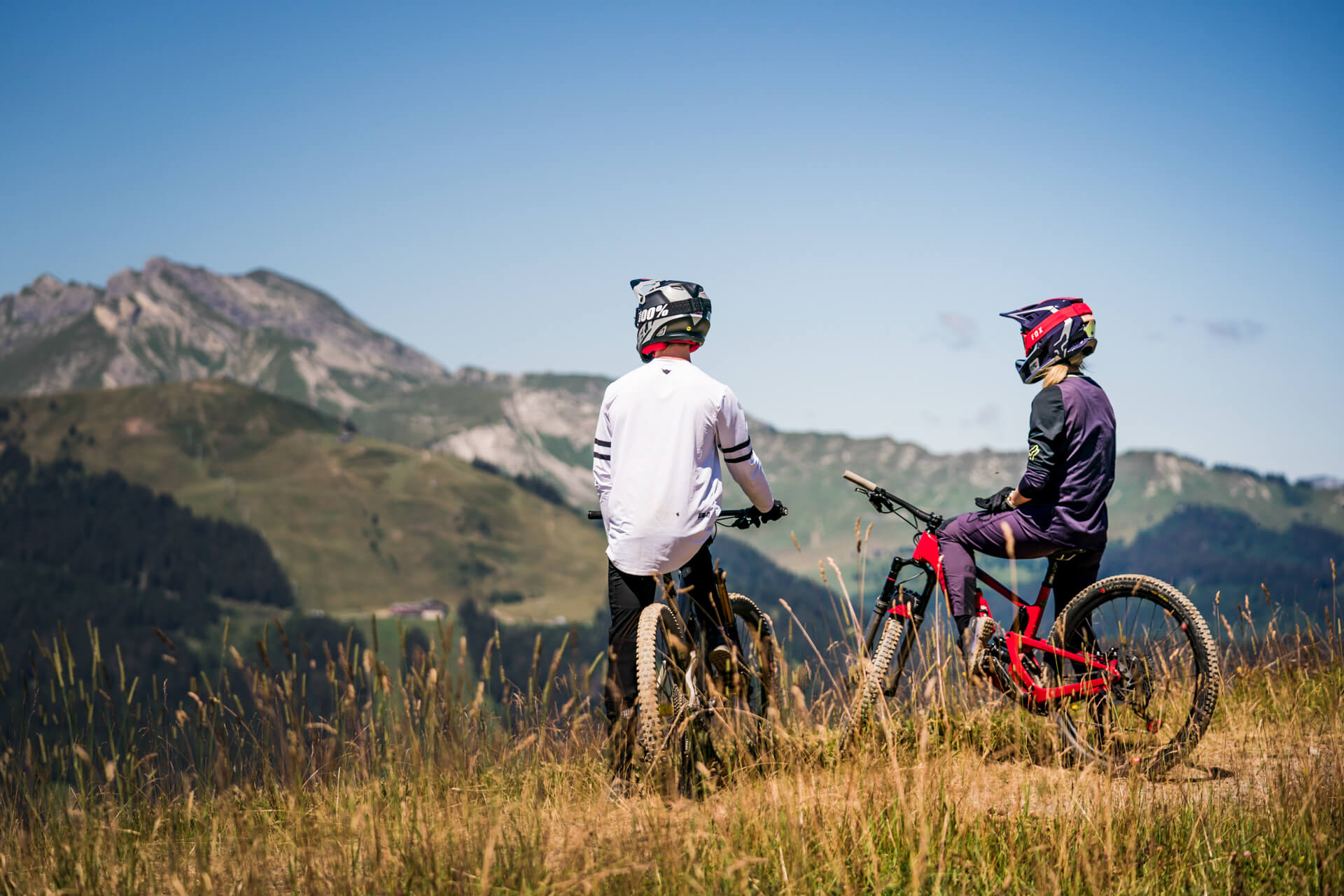 Gets, an bike area in the Portes Soleil