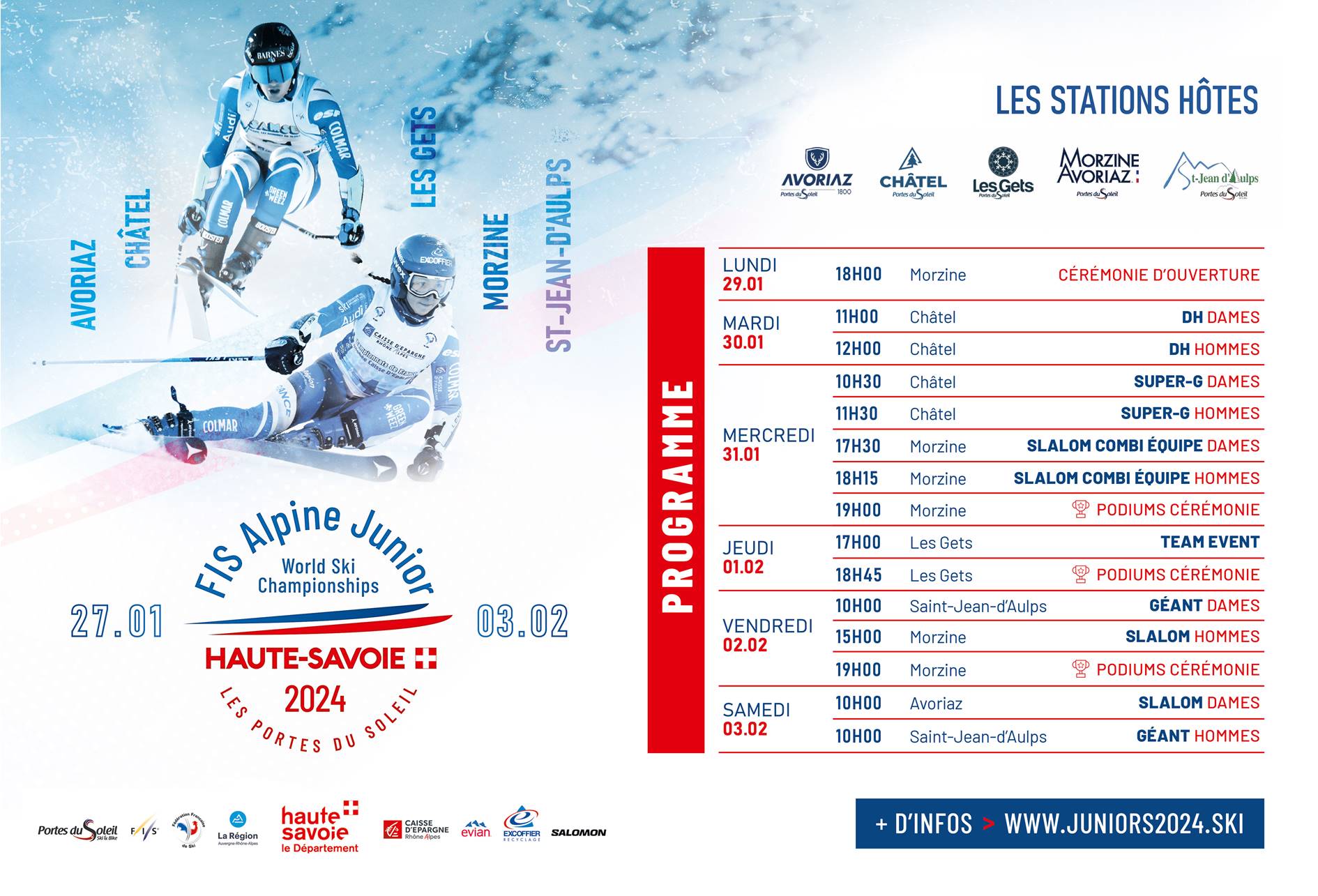 Wereldkampioenschap junioren alpineskiën 2024 - Les Gets