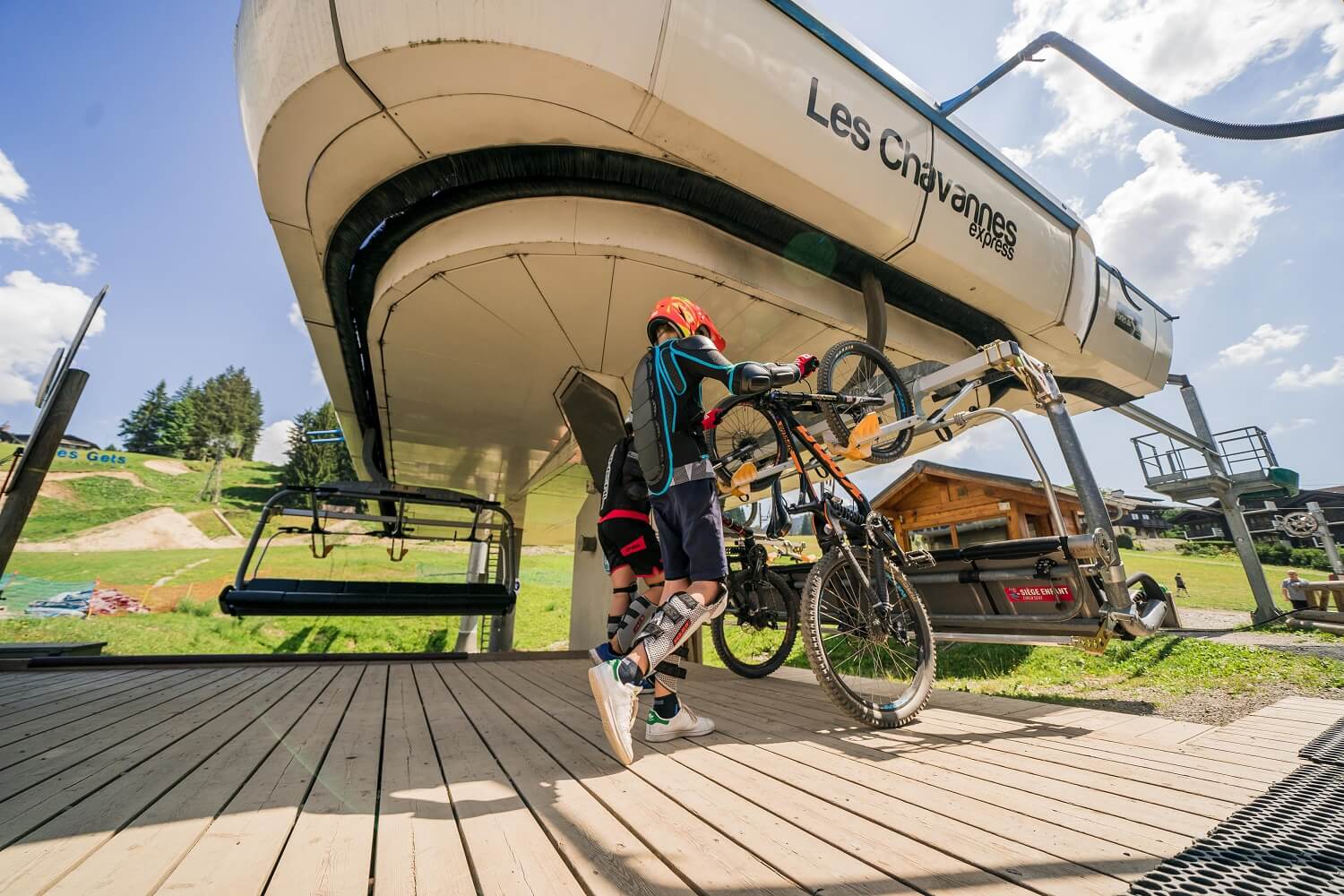 Télésiège des Chavannes VTT DH les gets