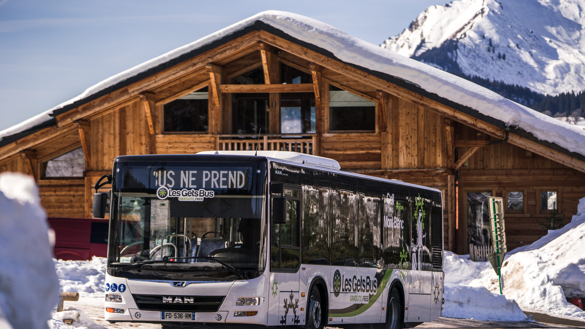 Bus gratuit des Gets en hiver