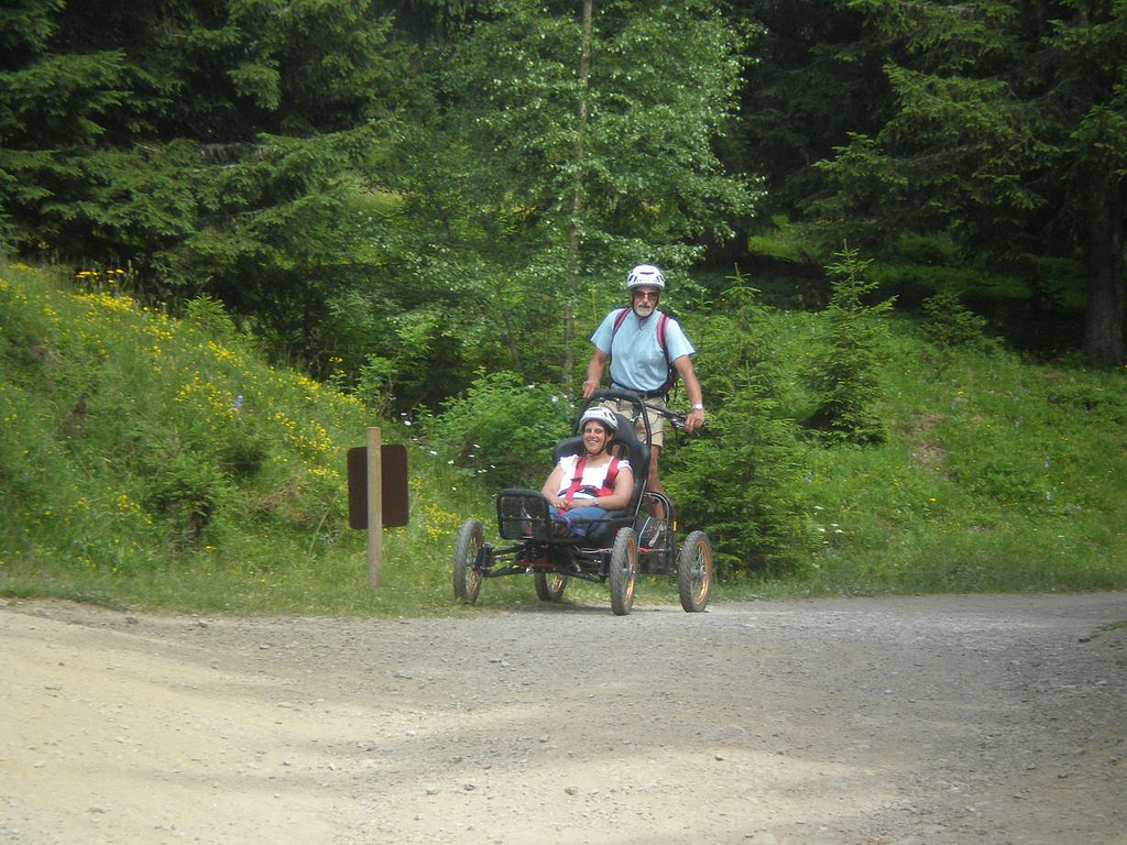 Sortie handi VTT en été