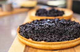 Back to childhood with this recipe for blueberry tart