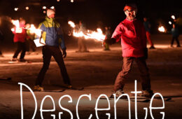 Charity torchlight descent